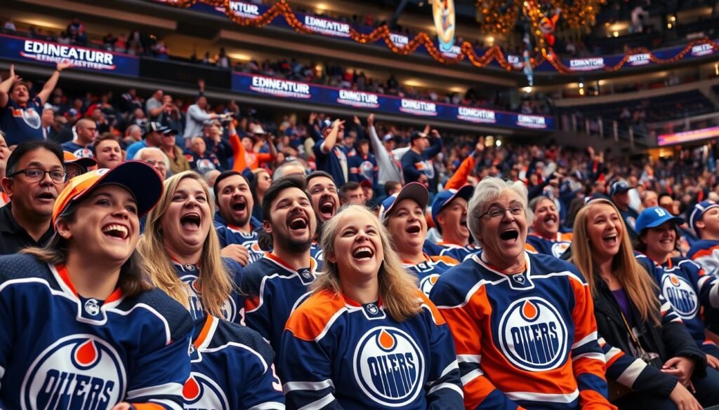 Oilers fan reaction